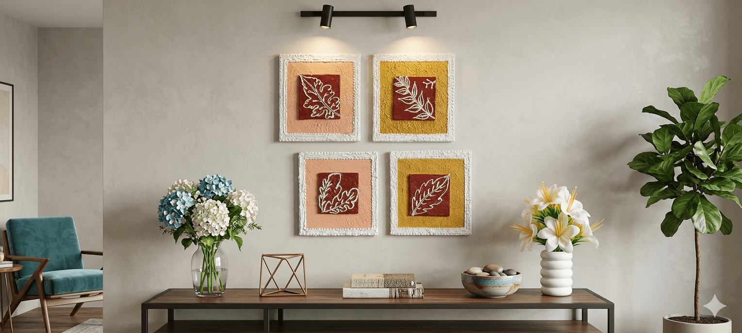 Handmade texture art